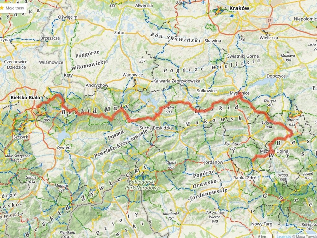 mały szlak beskidzki