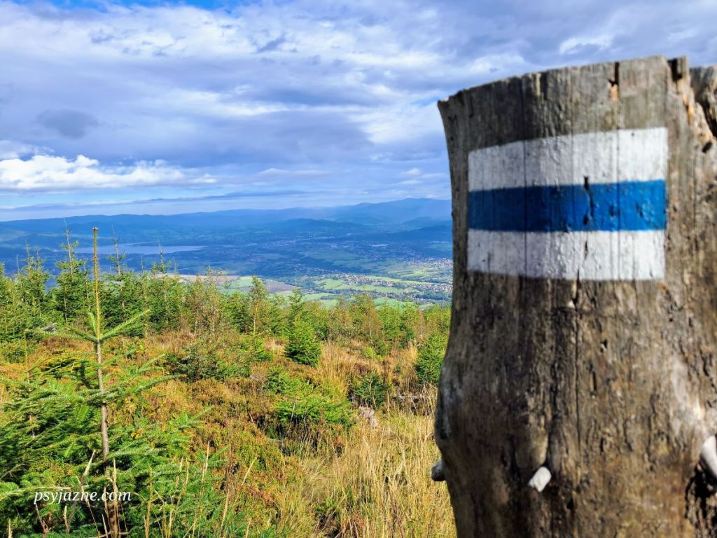 szlak niebieski Skrzyczne - Lipowa Ostre